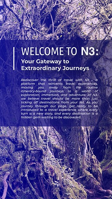 WELCOME TO N3: Your Gateway to Extraordinary Journeys